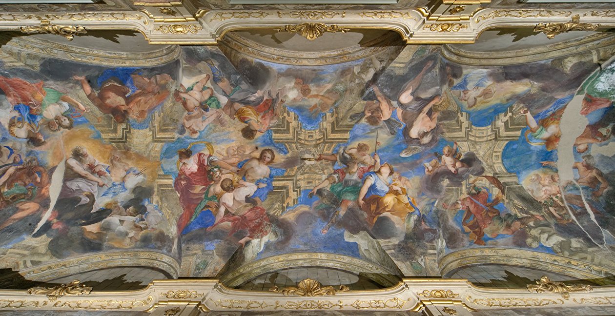 A Violação de Proserpina (fresco) de Valerio Castello