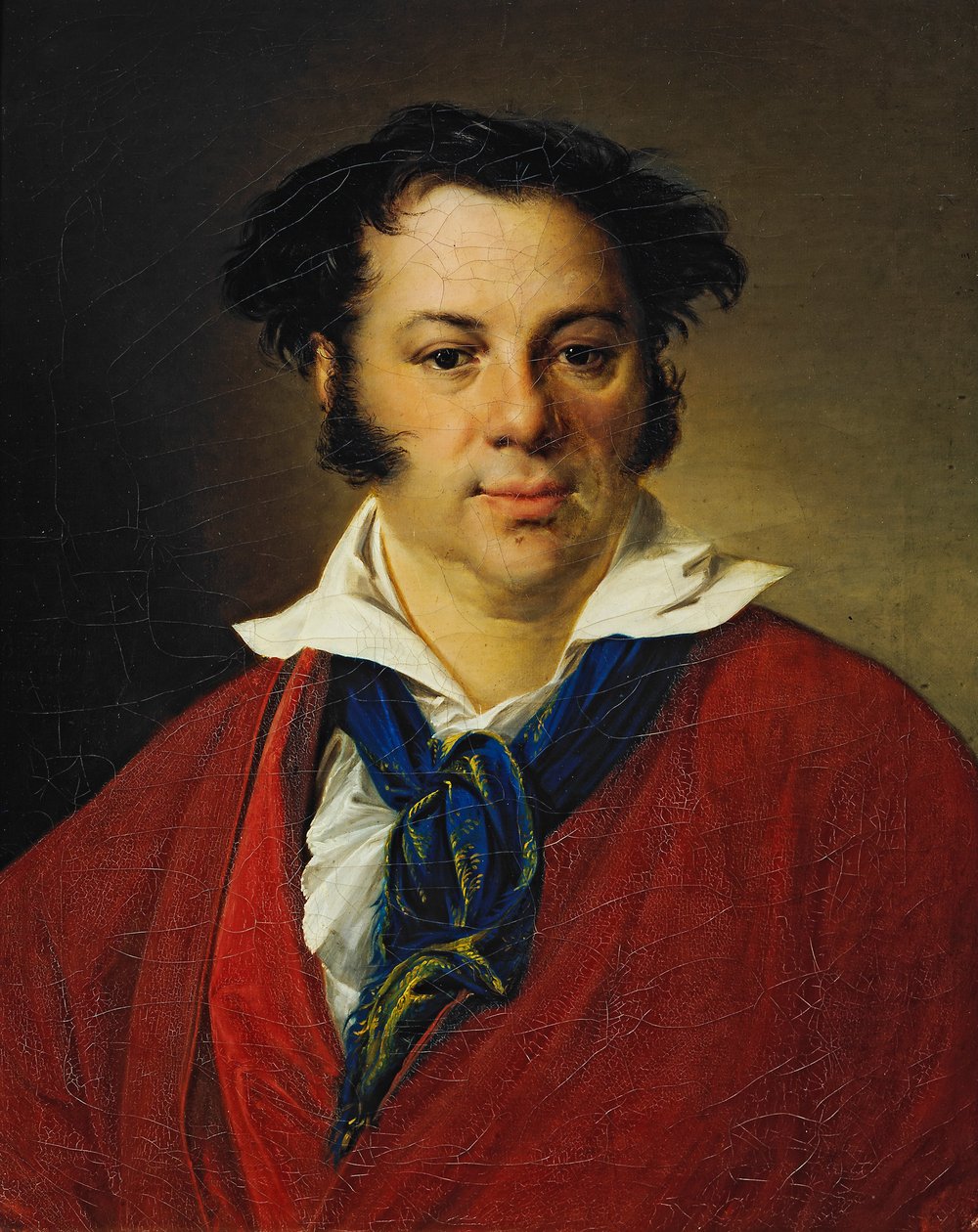 Retrato de Konstantin Ravich, 1823 de Vasili Andreevich Tropinin