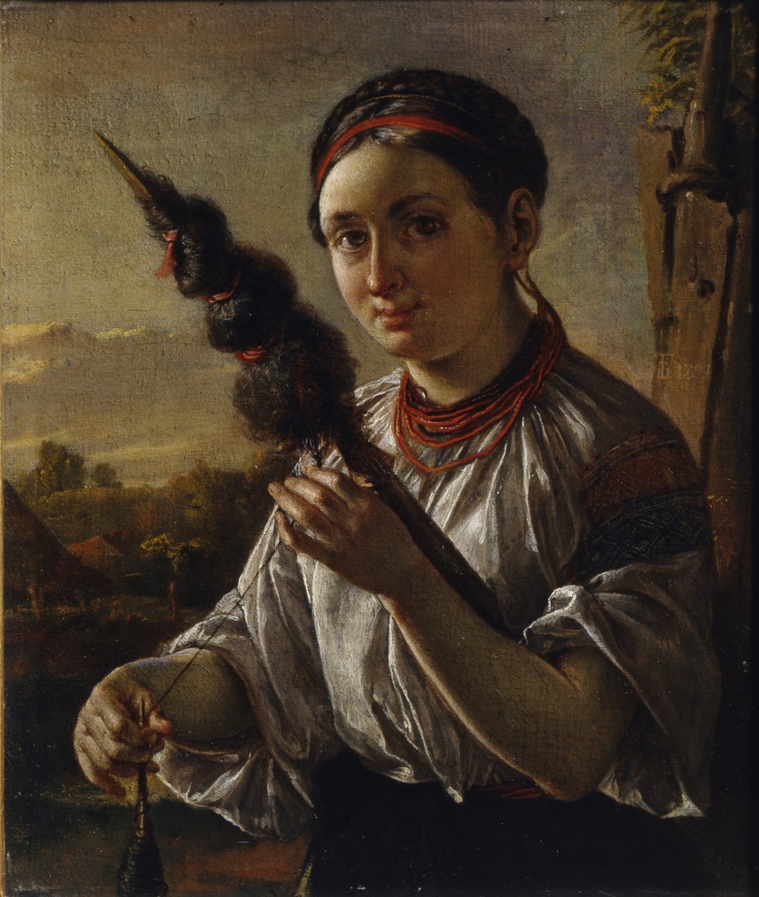 Spinner, 1821 de Vasili Andreevich Tropinin