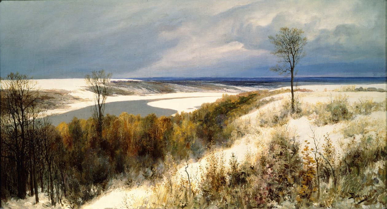 Neve adiantada, 1891 de Vasilij Dmitrievich Polenov