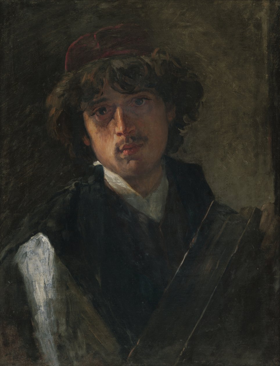 Retrato de um jovem rabino de Vaclav Brozik