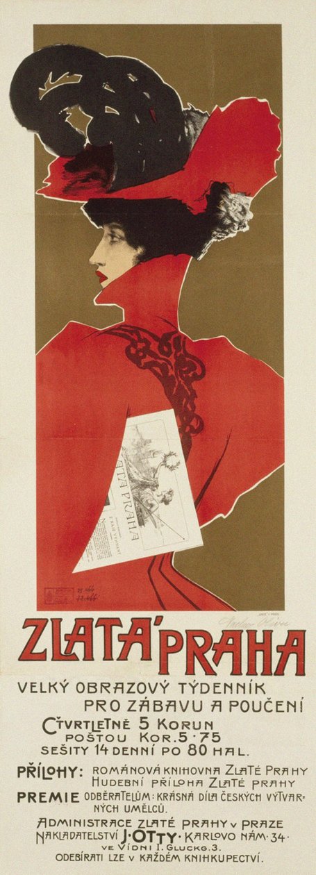 Praga Dourada, 1898 de Václav Oliva