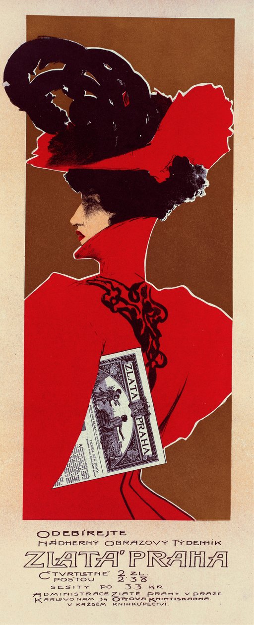 Praga Dourada, 1898. de Václav Oliva