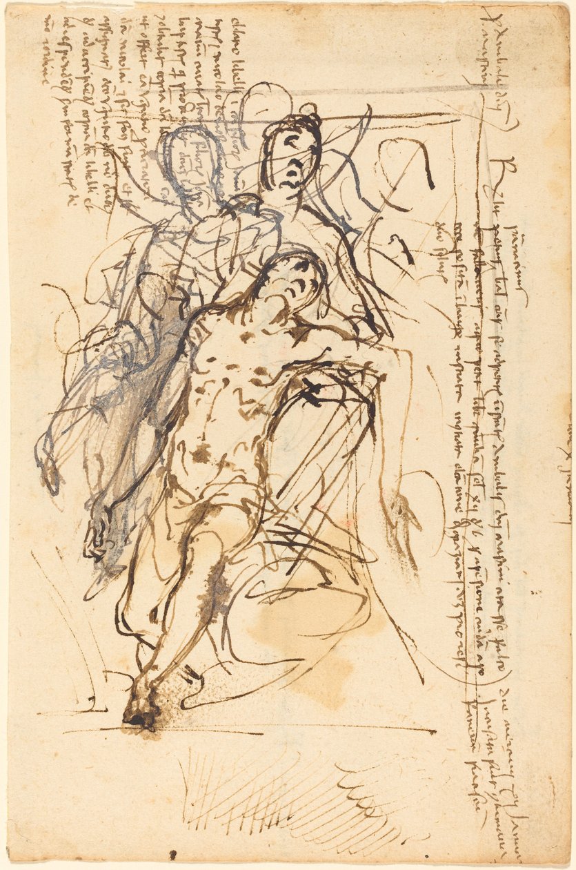 A Pietá de Venetian 17th Century