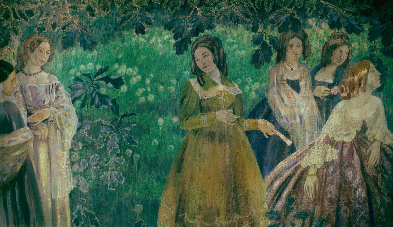 Colar de esmeralda de Victor Borisov Musatov