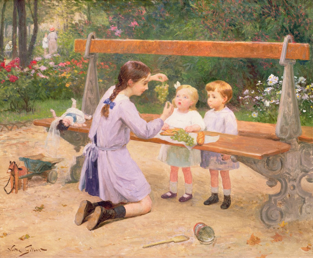 Degustação de uva de Victor Gabriel Gilbert