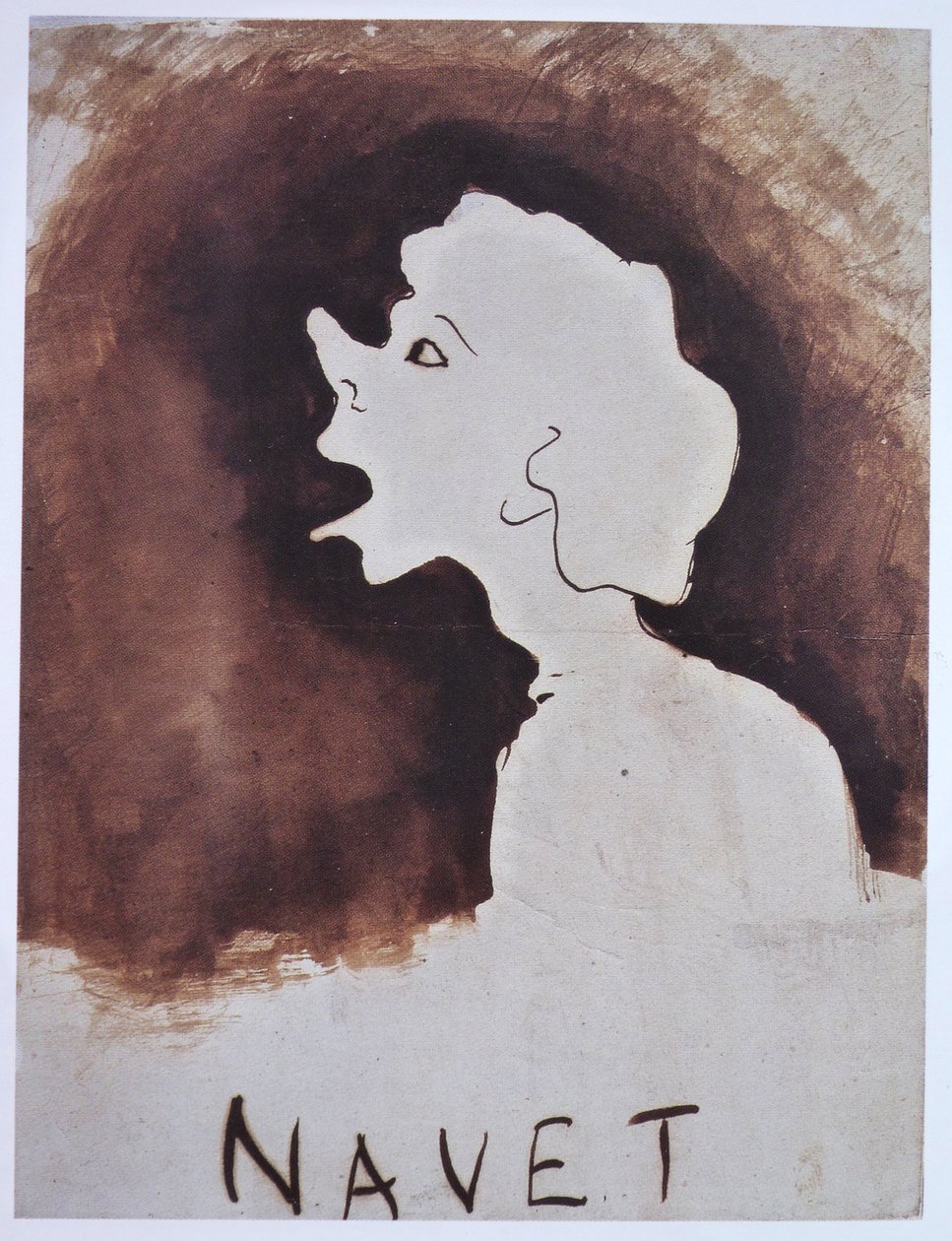 Nabo, desenho em nanquim de Victor Hugo