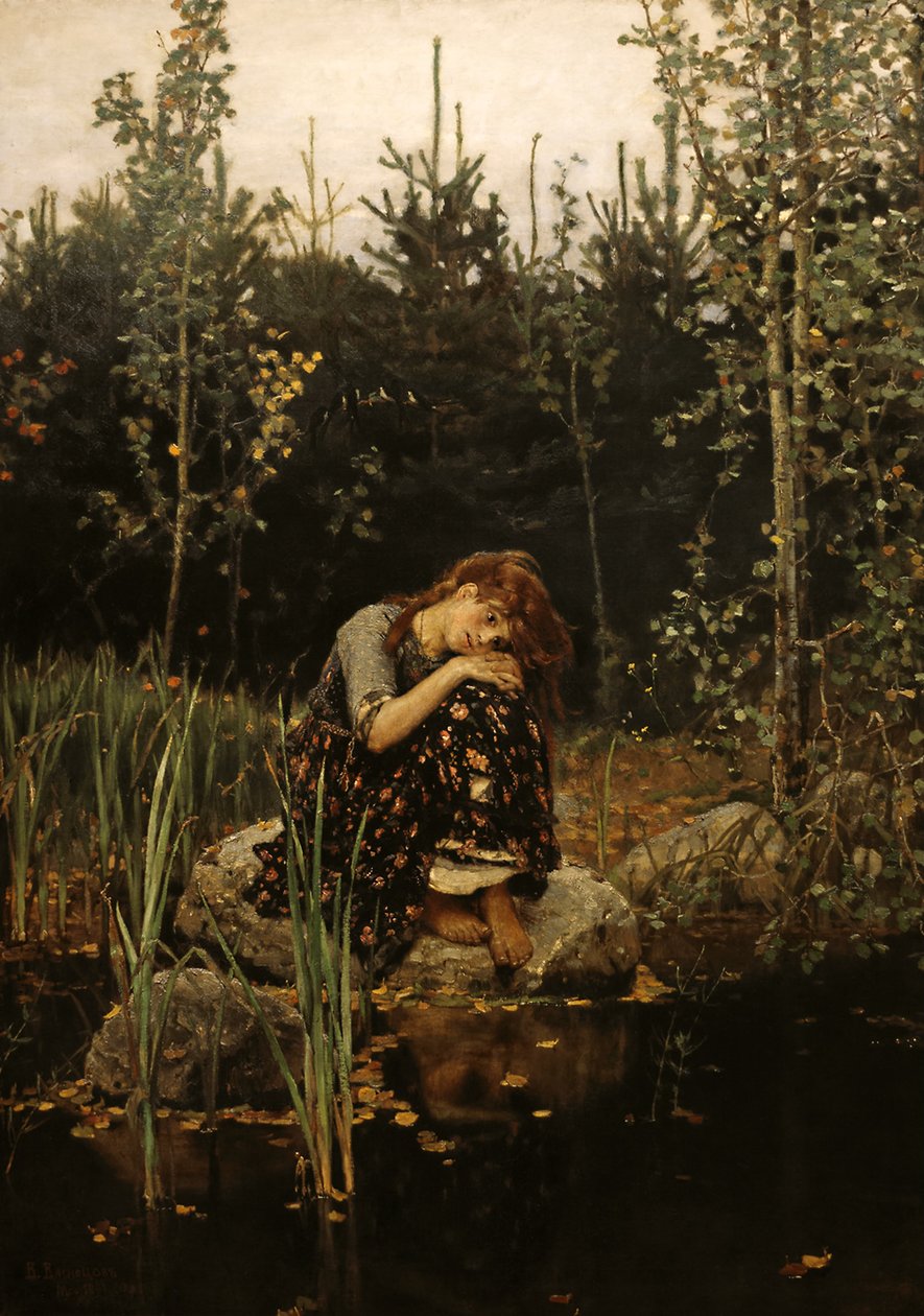 Alyonushka de Viktor Mikhaylovich Vasnetsov