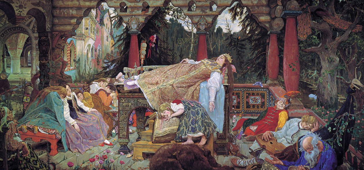 Bela Adormecida, 1900-1926. de Viktor Mikhaylovich Vasnetsov