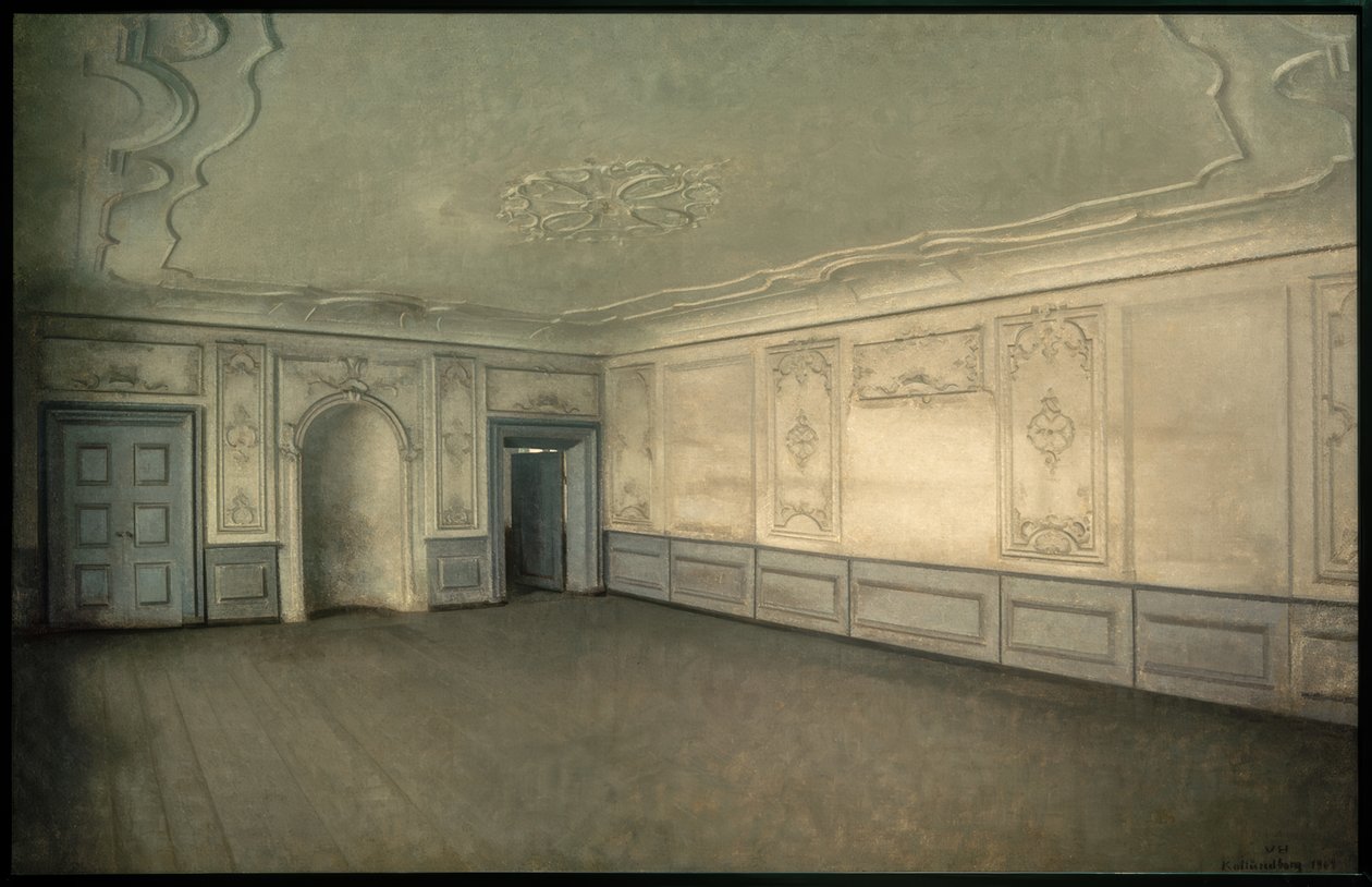 Halle em Lindegaarden de Vilhelm Hammershoi
