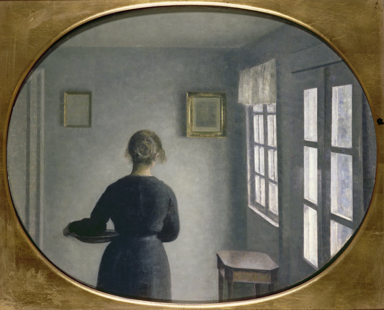 Interior, 1910 de Vilhelm Hammershoi
