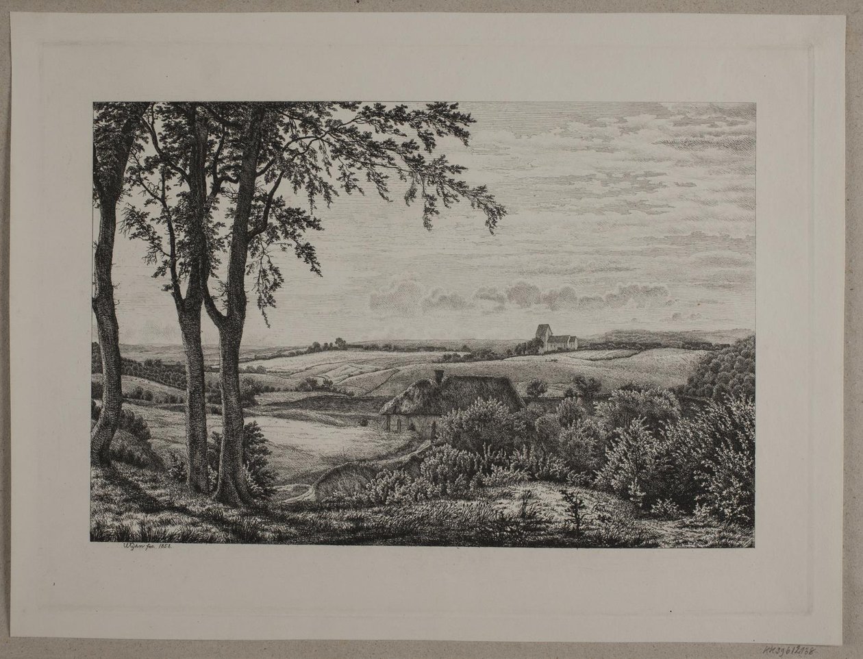 Paisagem da tarde, Zelândia de Vilhelm Kyhn