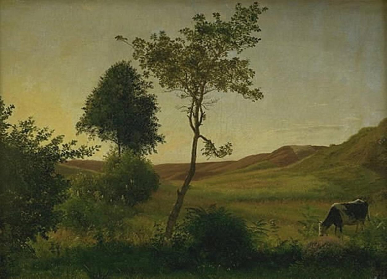 Paisagem por Hald à noite de Vilhelm Kyhn