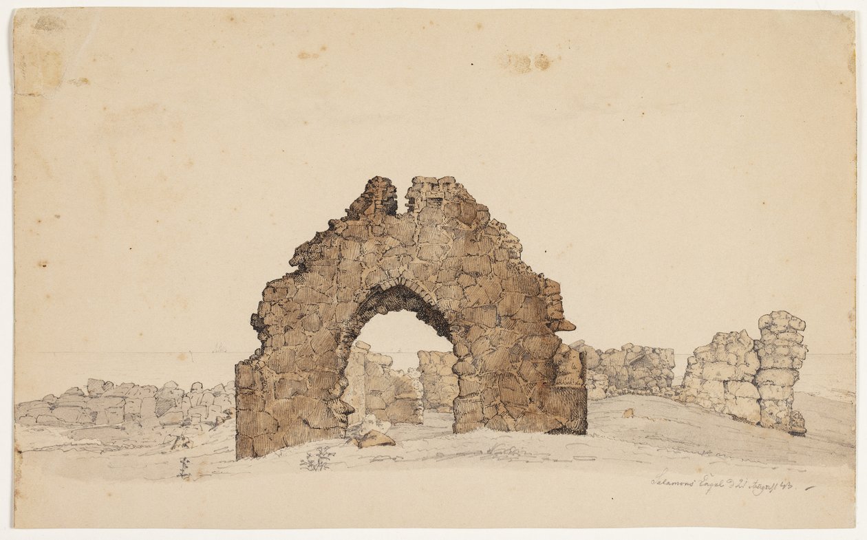 Capela de Salomão. Bornholm de Vilhelm Kyhn