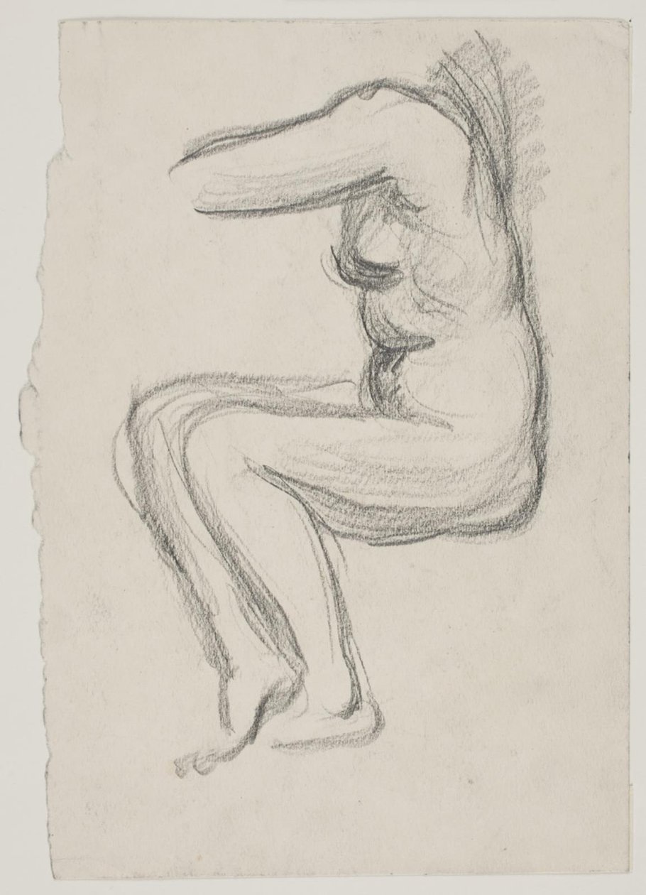 Modelo feminino sentado de Vilhelm Lundstrøm