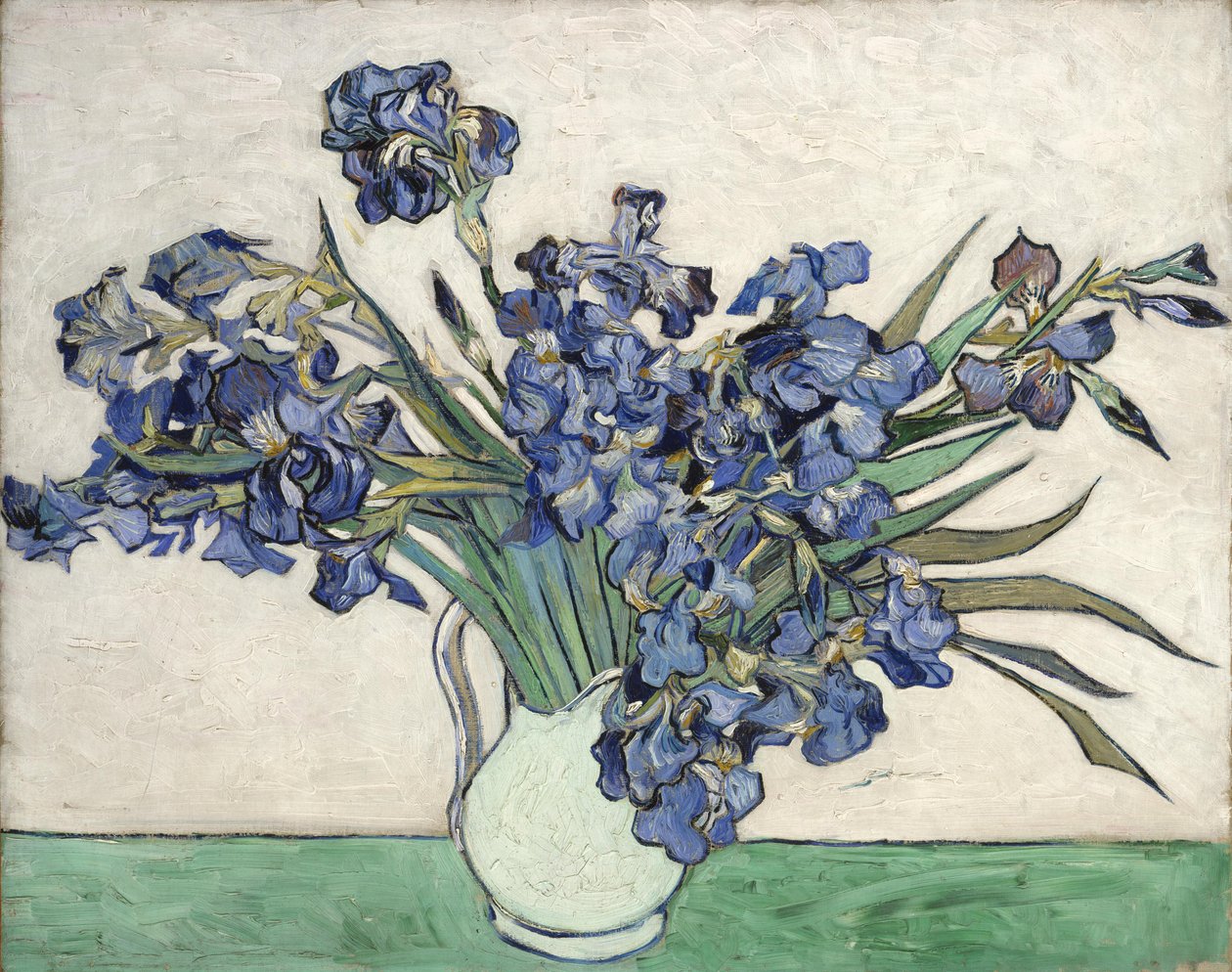 Vaso com íris de Vincent van Gogh