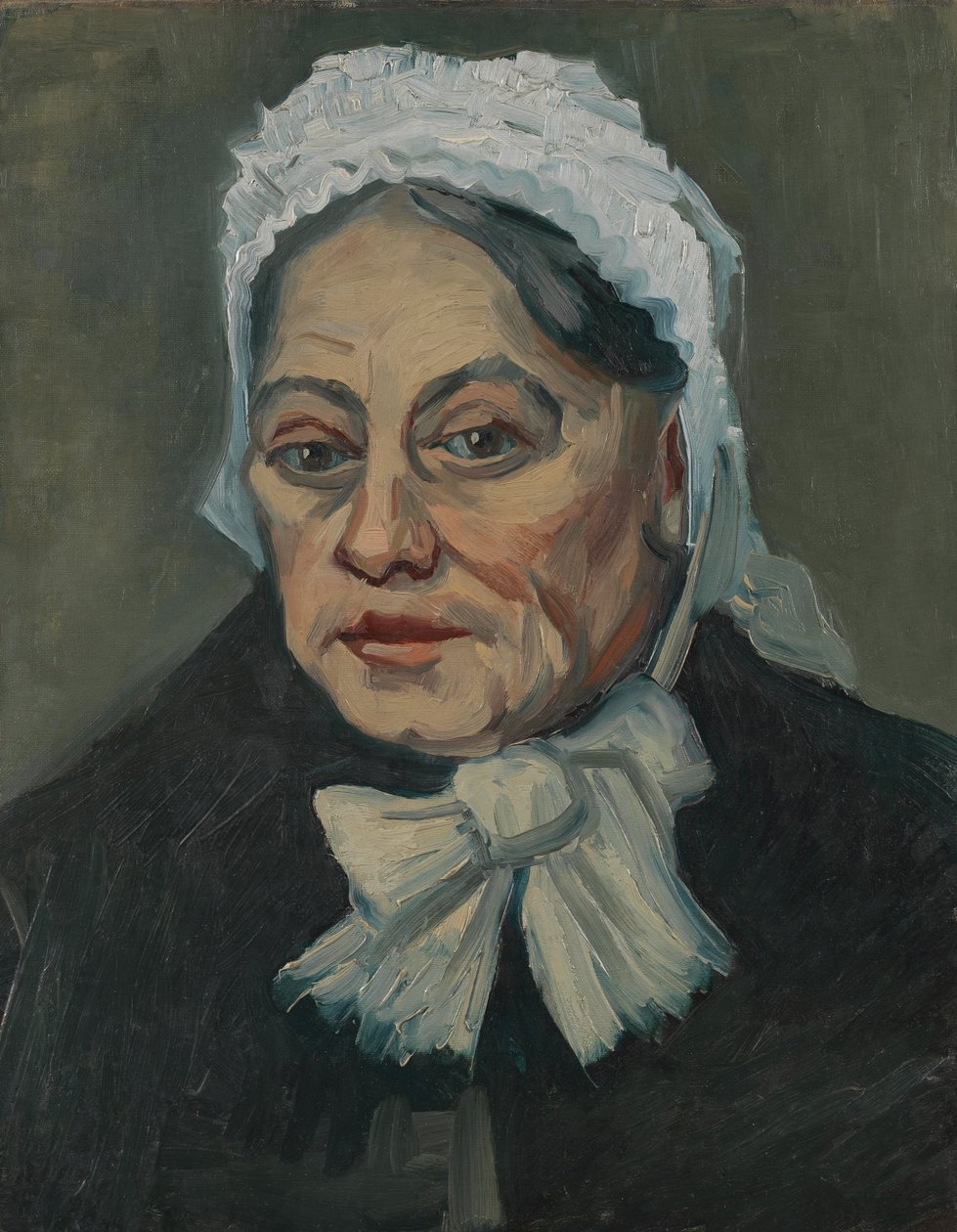 Retrato de uma mulher velha de Vincent van Gogh