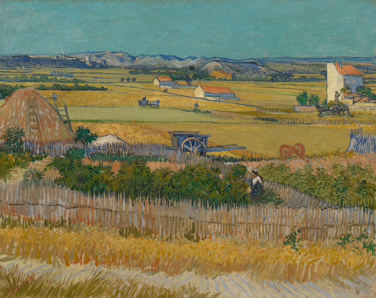 A colheita de Vincent van Gogh