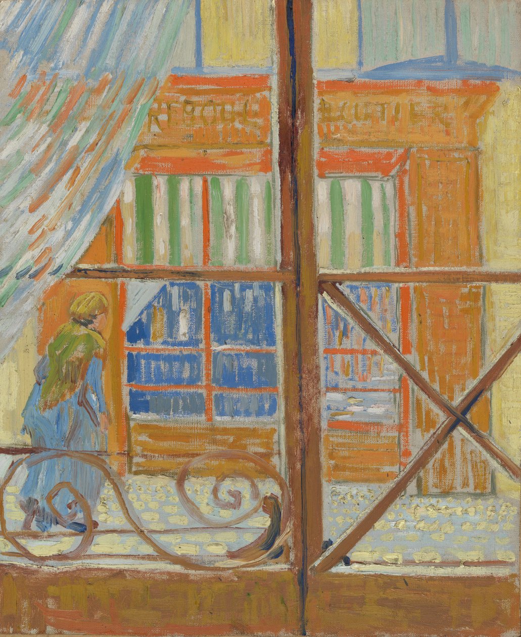 Vista de um açougue de Vincent van Gogh