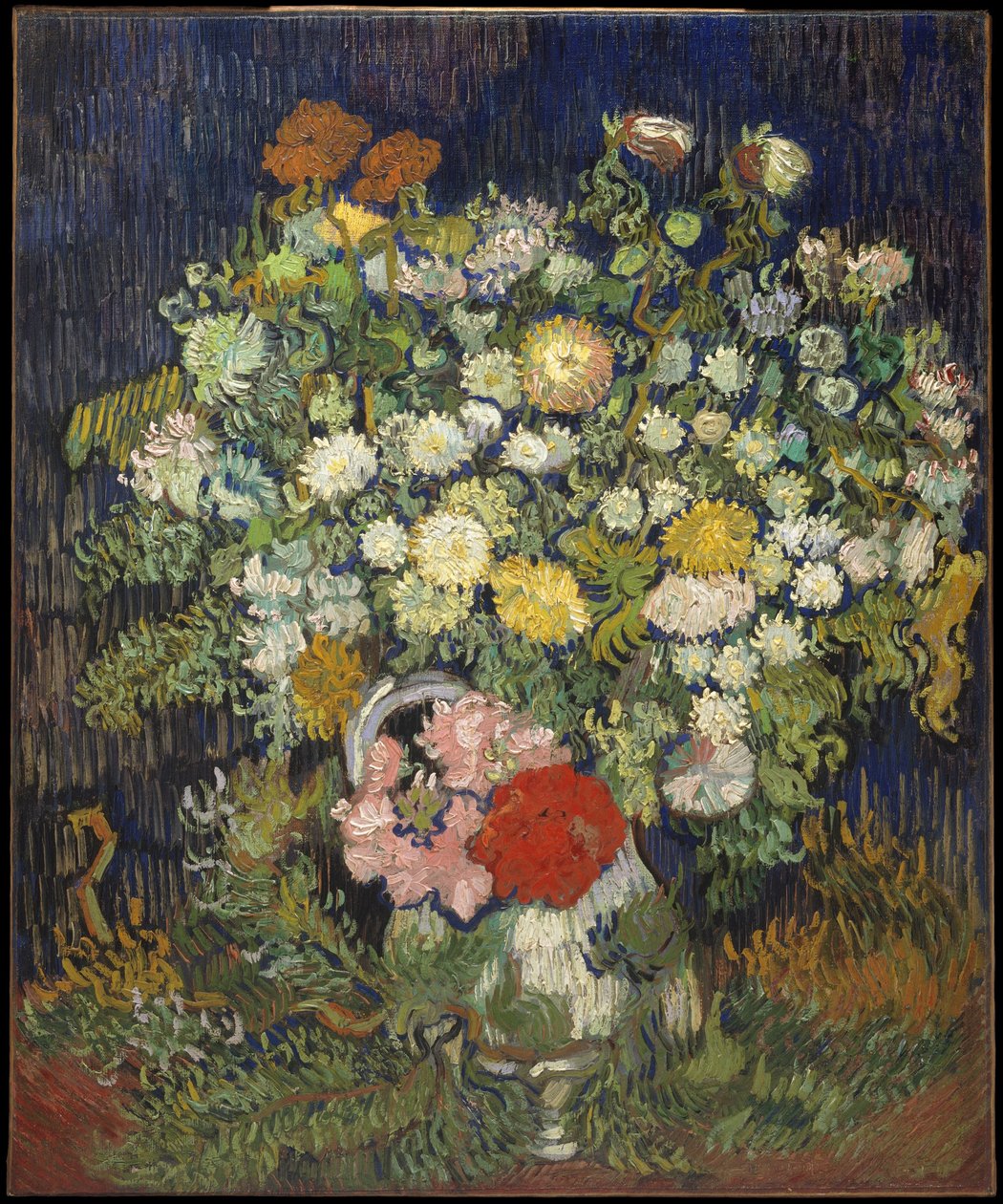 Buquê de flores em um vaso de Vincent van Gogh