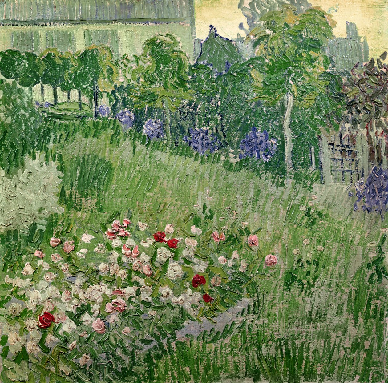 O jardim de Daubigny, 1890 de Vincent van Gogh
