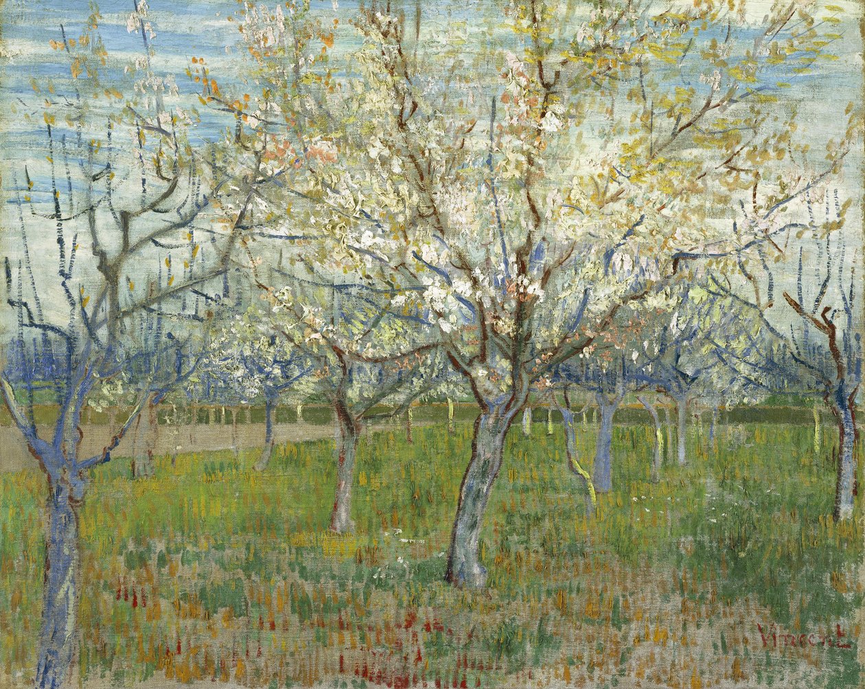 O pomar rosa de Vincent van Gogh