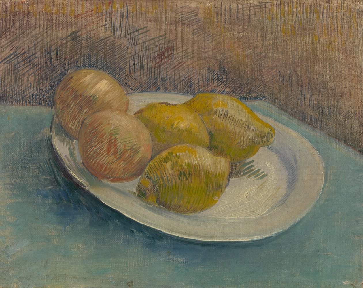 Prato com frutas cítricas de Vincent van Gogh