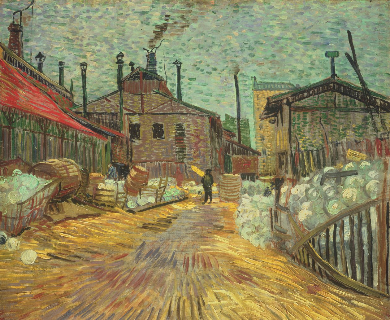 Fábricas, 1887 de Vincent van Gogh