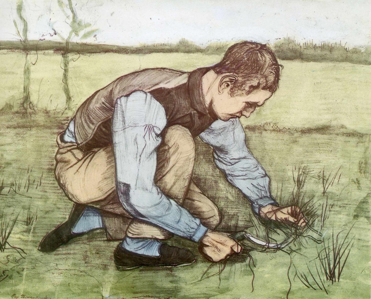 Grassnijder de Vincent van Gogh