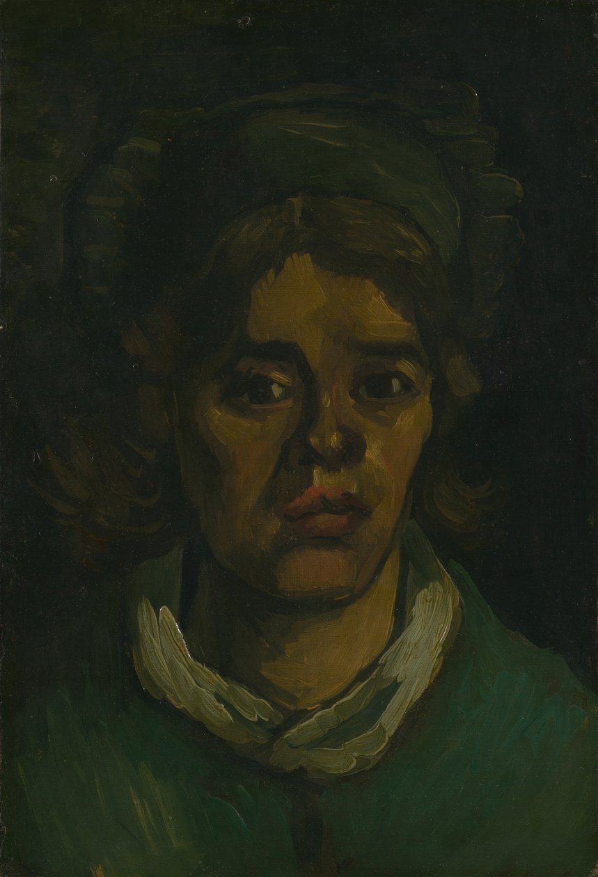Cabeça de uma mulher de Vincent van Gogh