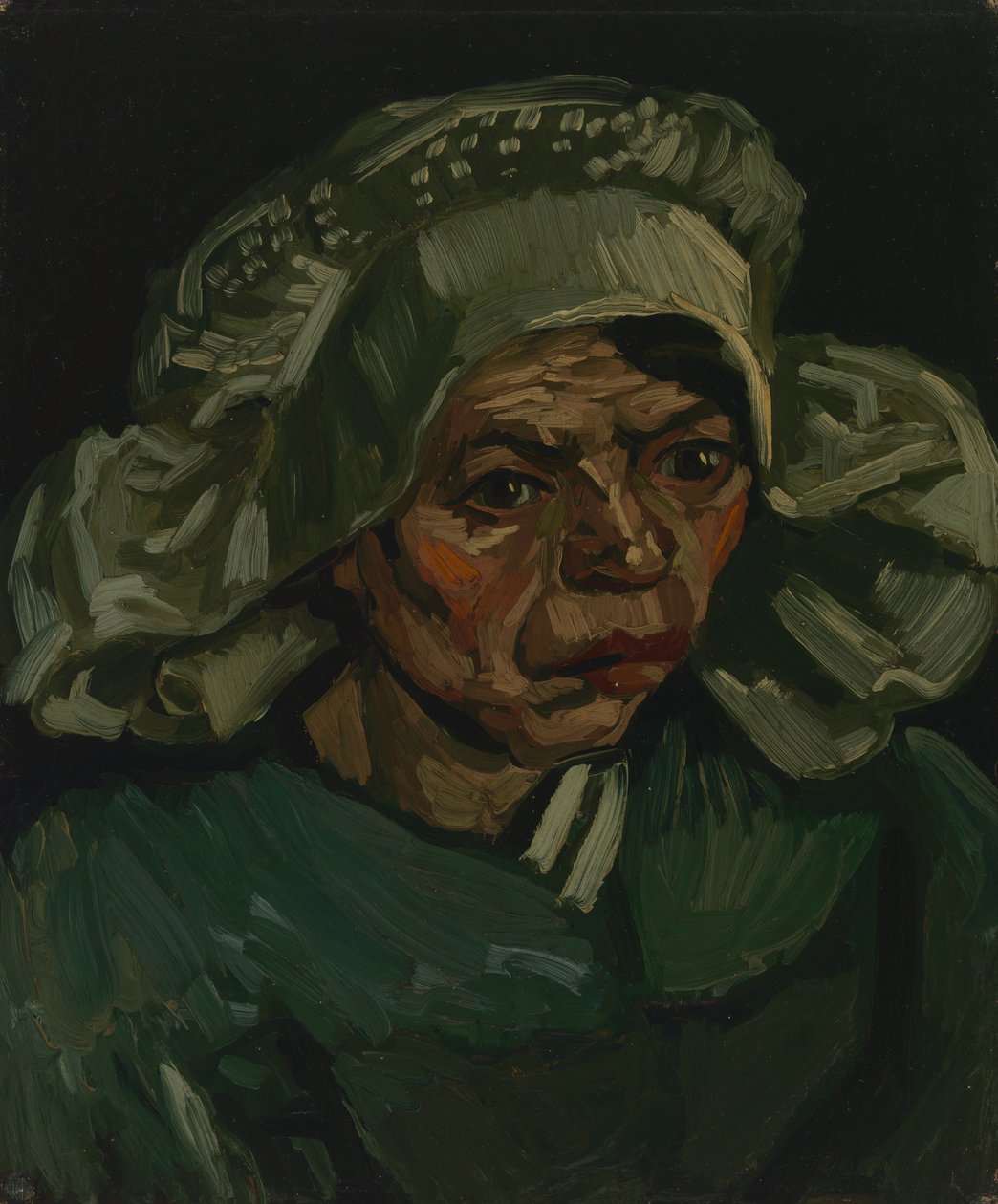 Cabeça de uma mulher de Vincent van Gogh