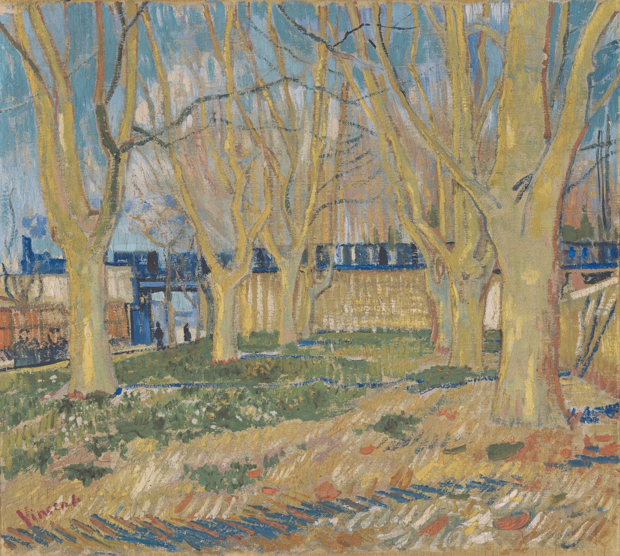 O trem azul de Vincent van Gogh