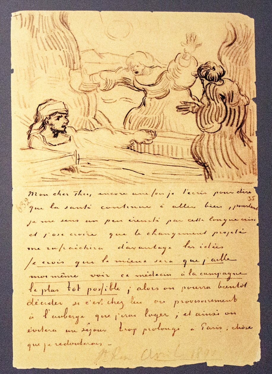 Carta de Van Gogh ao seu irmão Theo de Vincent van Gogh