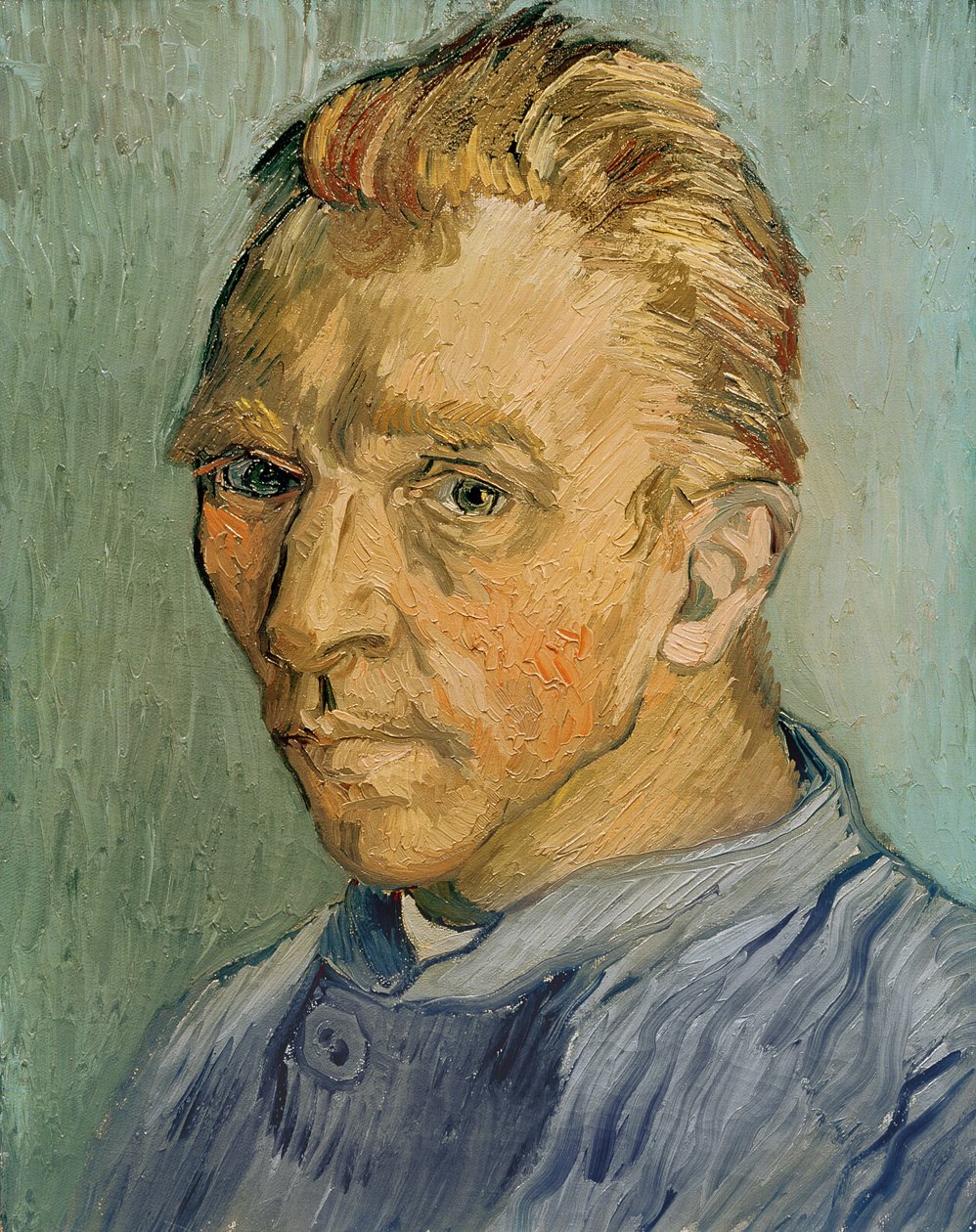 Auto-retrato, 1889 de Vincent van Gogh
