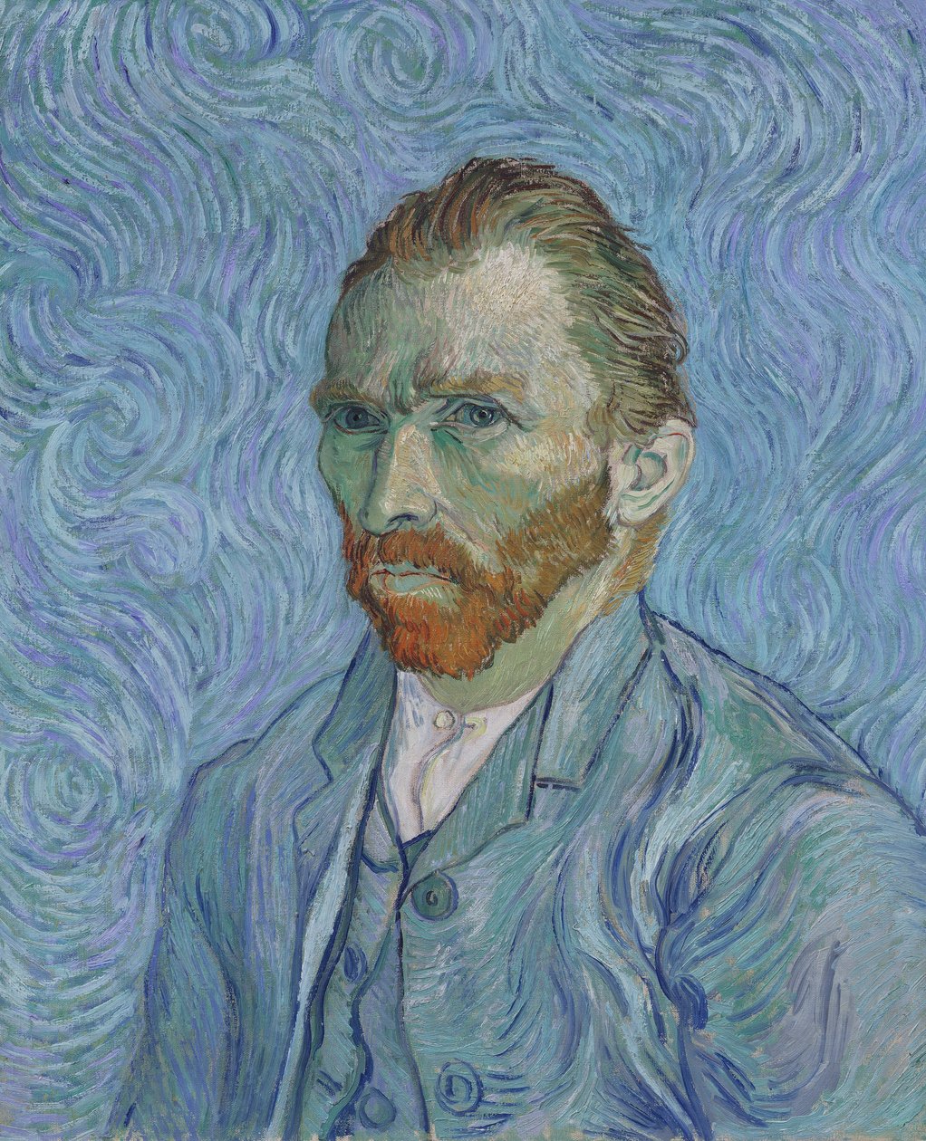 Auto-retrato, 1889 de Vincent van Gogh