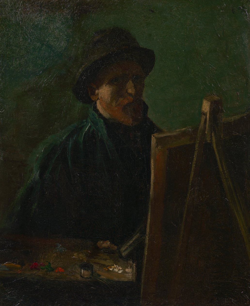 Auto-retrato como pintor de Vincent van Gogh