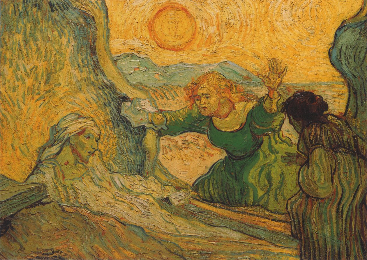 O levantamento de Lázaro (depois de Rembrandt) de Vincent van Gogh