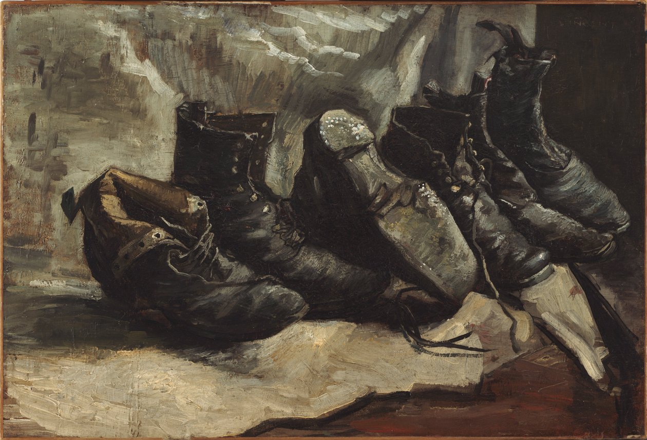 Três pares de sapatos de Vincent van Gogh
