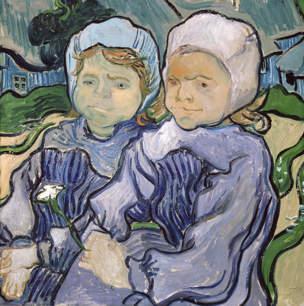 Duas meninas, 1890 de Vincent van Gogh