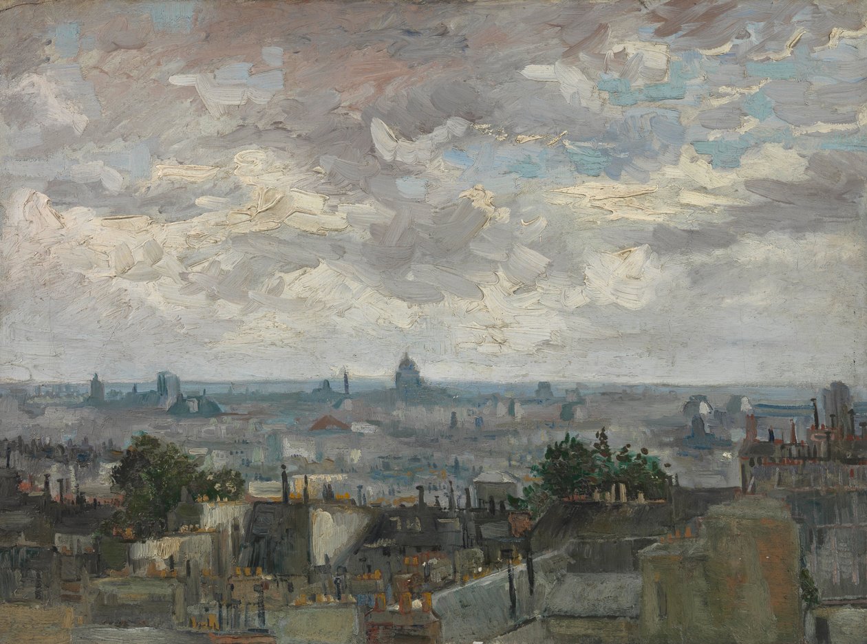 Vista de Paris de Vincent van Gogh