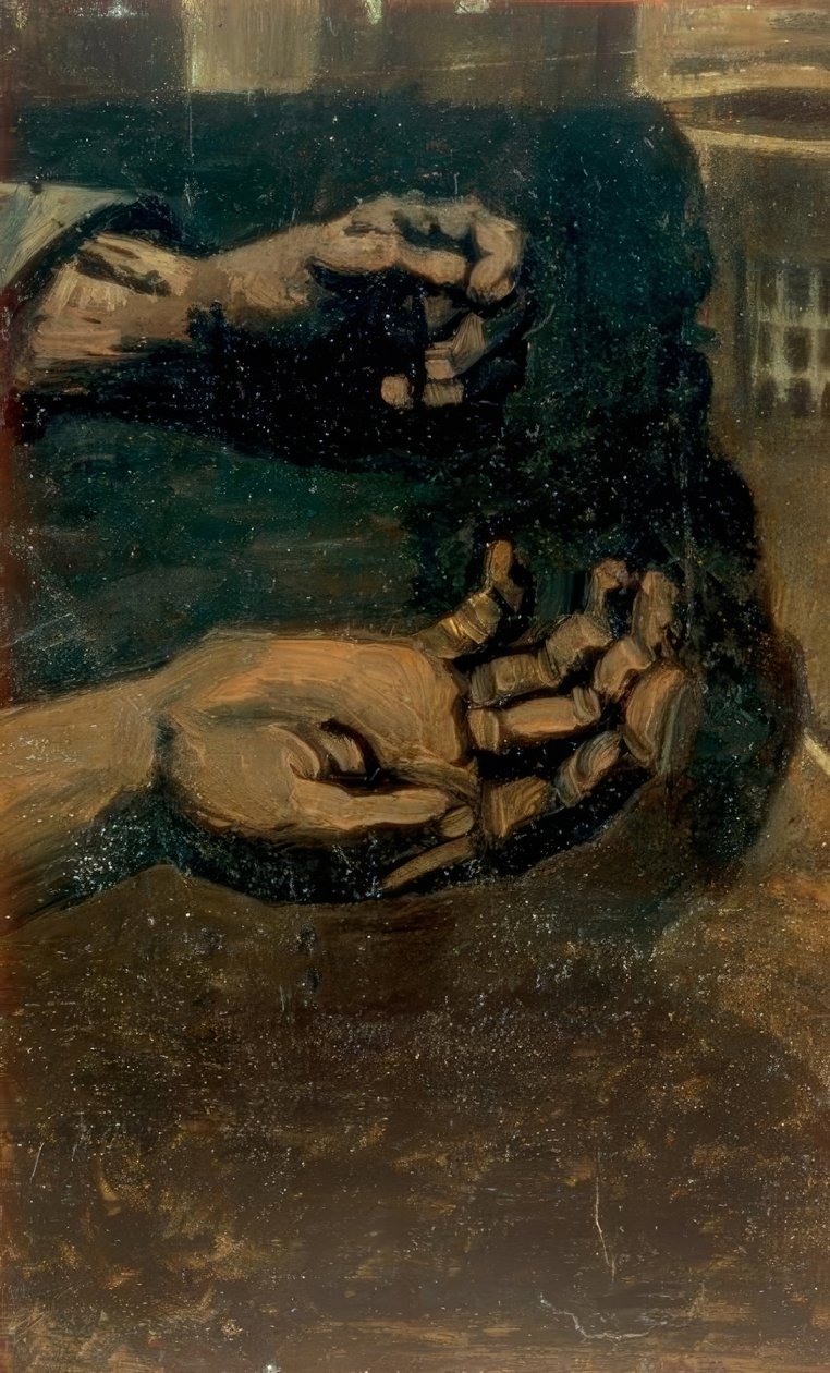 Duas mãos de Vincent van Gogh