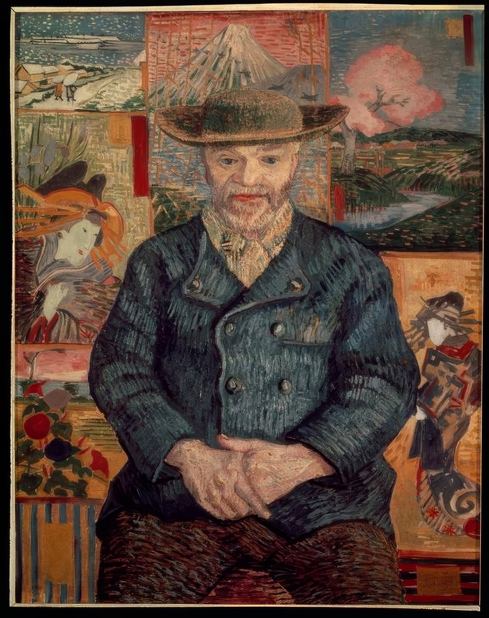 Portrait Pere Tanguy de Vincent van Gogh
