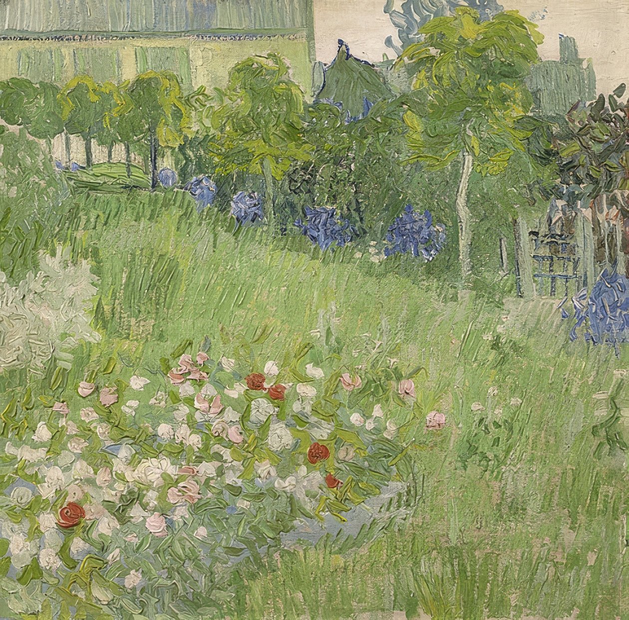 Jardim de Daubigny. 1890 de Vincent van Gogh
