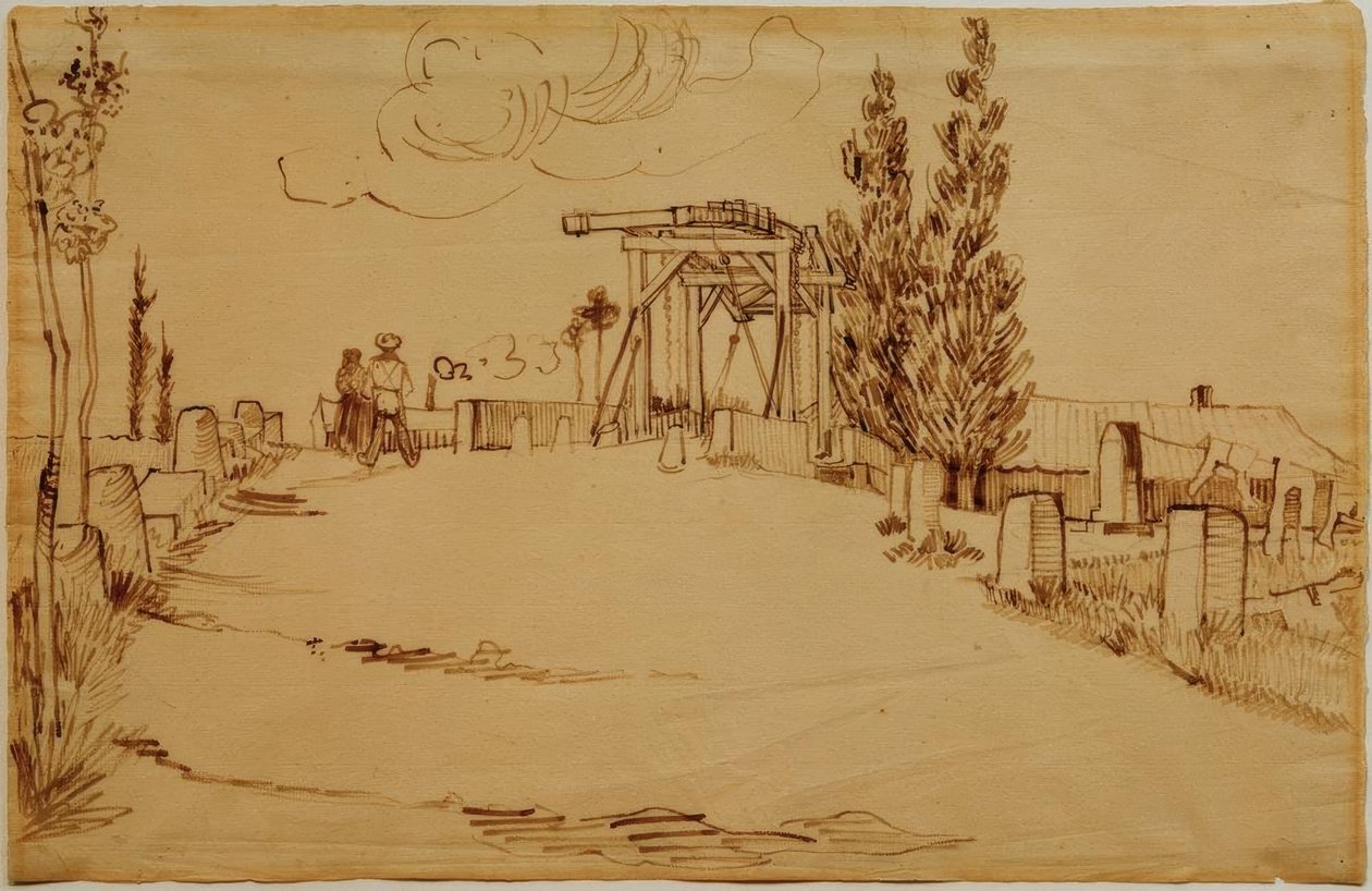 A ponte de Langlois de Vincent van Gogh