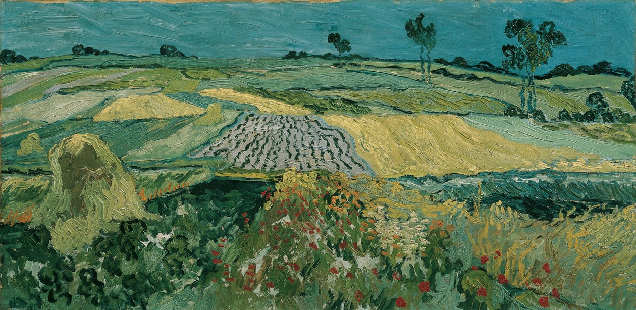 Planície de Auvers de Vincent van Gogh