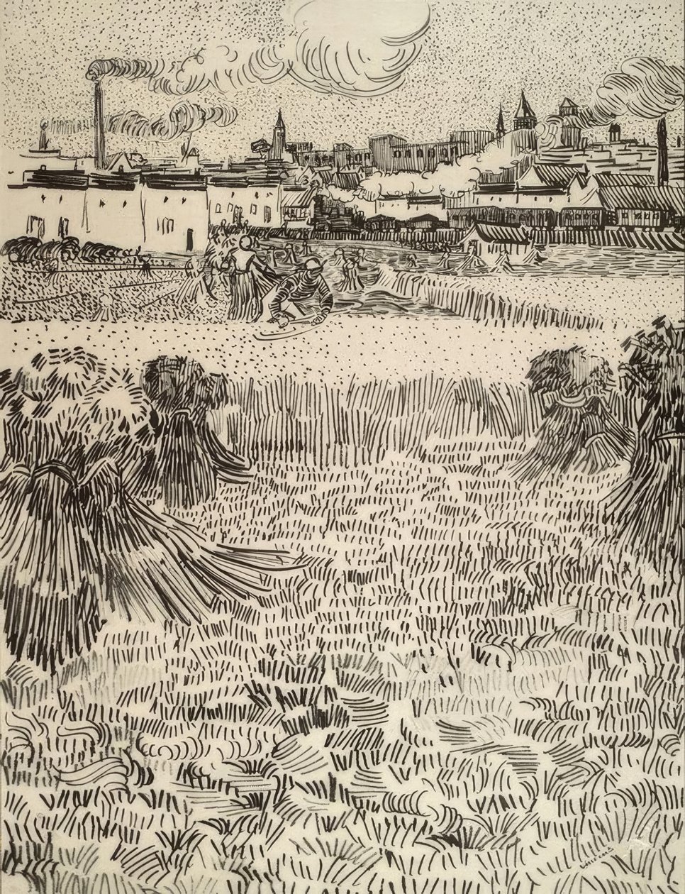 A colheita de Vincent van Gogh