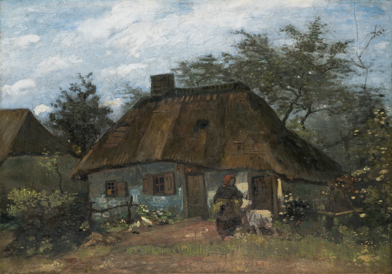 Casa de campo em Nuenen de Vincent van Gogh