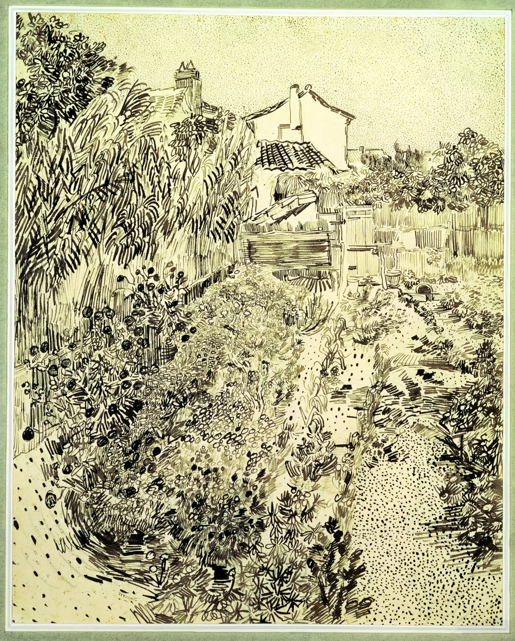 Jardim das Flores, 1888 de Vincent van Gogh