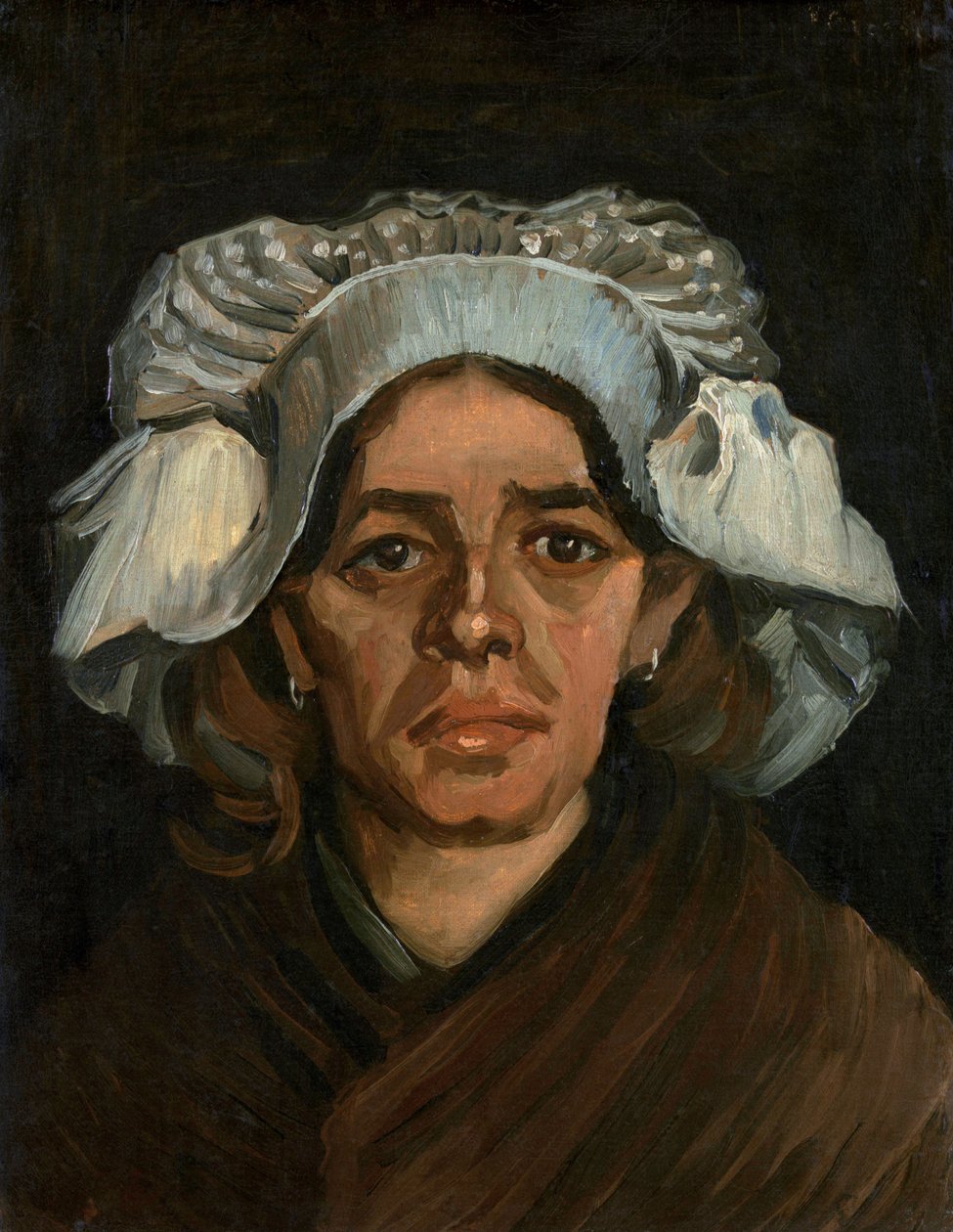 Cabeça de uma mulher, 1885 de Vincent van Gogh