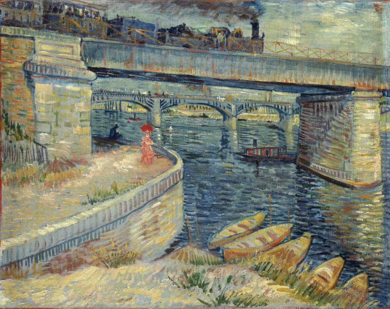 Les Ponts dAsnières, 1887. de Vincent van Gogh